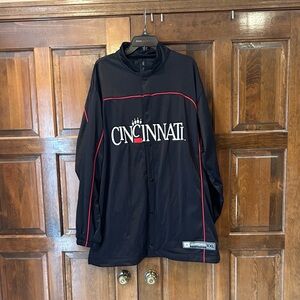 Cincinnati Bearcats Mens XXL Air Jordan Y2K Warm Up Snap Shooting Jacket